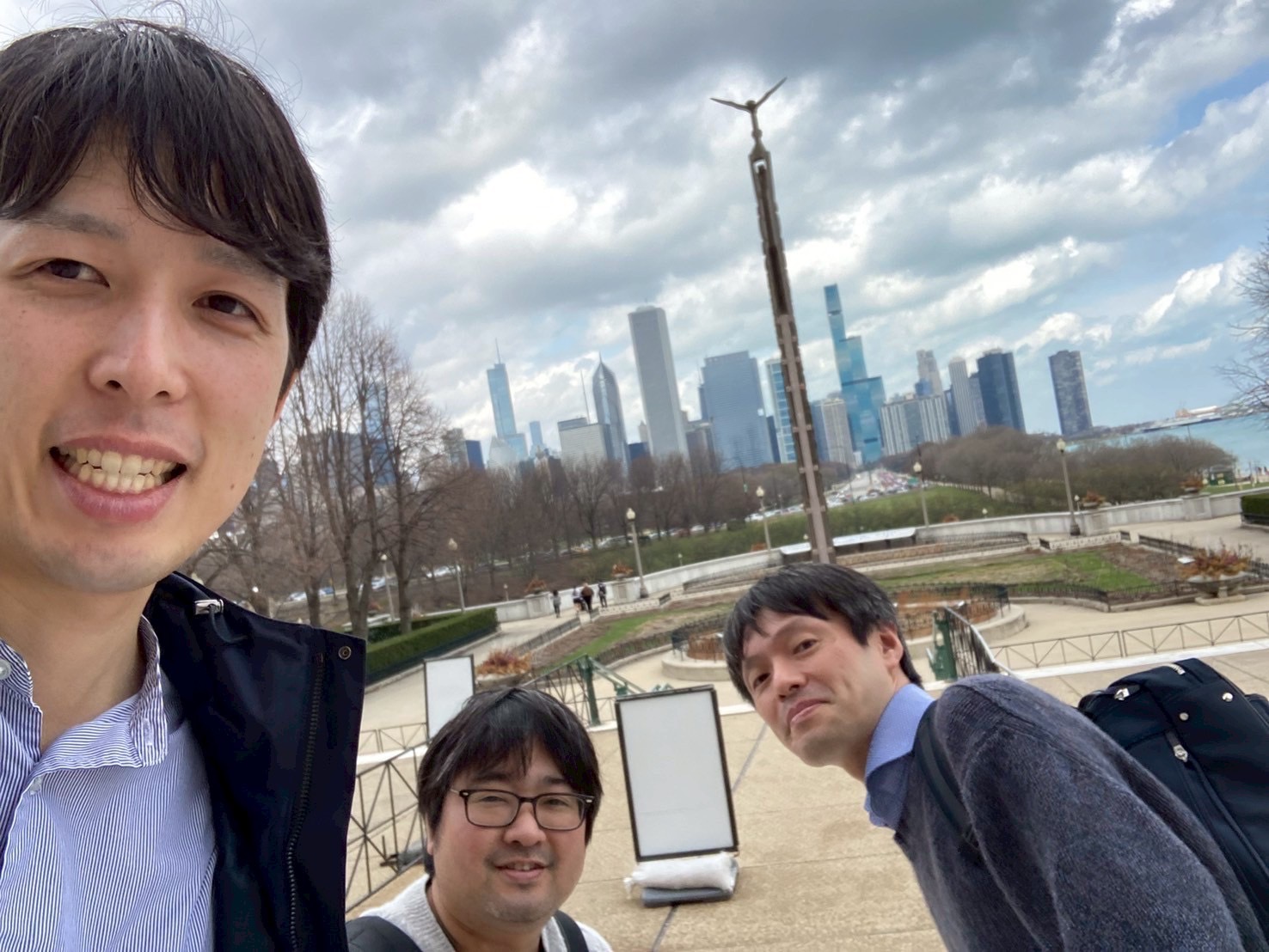 学会場にて
